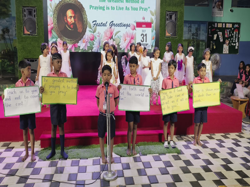 Loyola Day Celebration 2025 - School Section